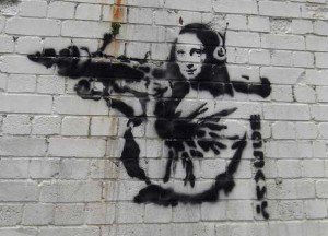 Bansky Mona Lisa