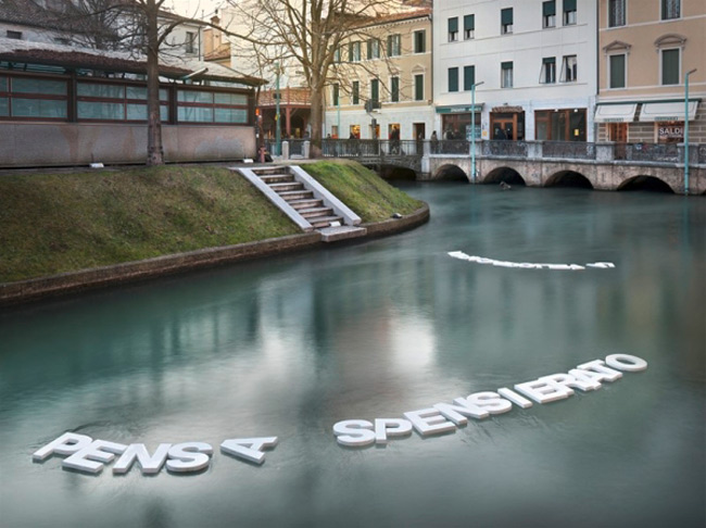 Typografi installation